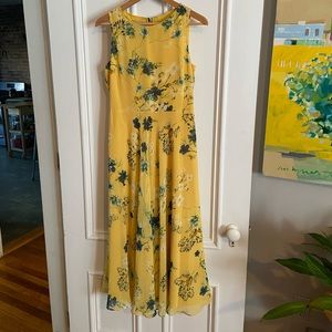 Floral T length dress